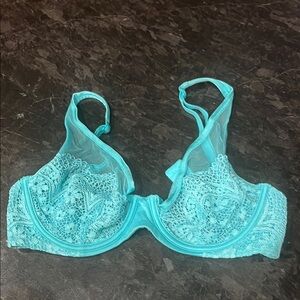 Elegant Lace Underwire Bra - Turquoise Victoria’s Secret